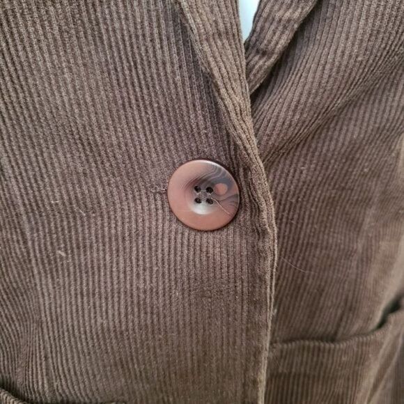 Vintage Brown Corduroy Blazer Jacket Size Small - Picture 4 of 13